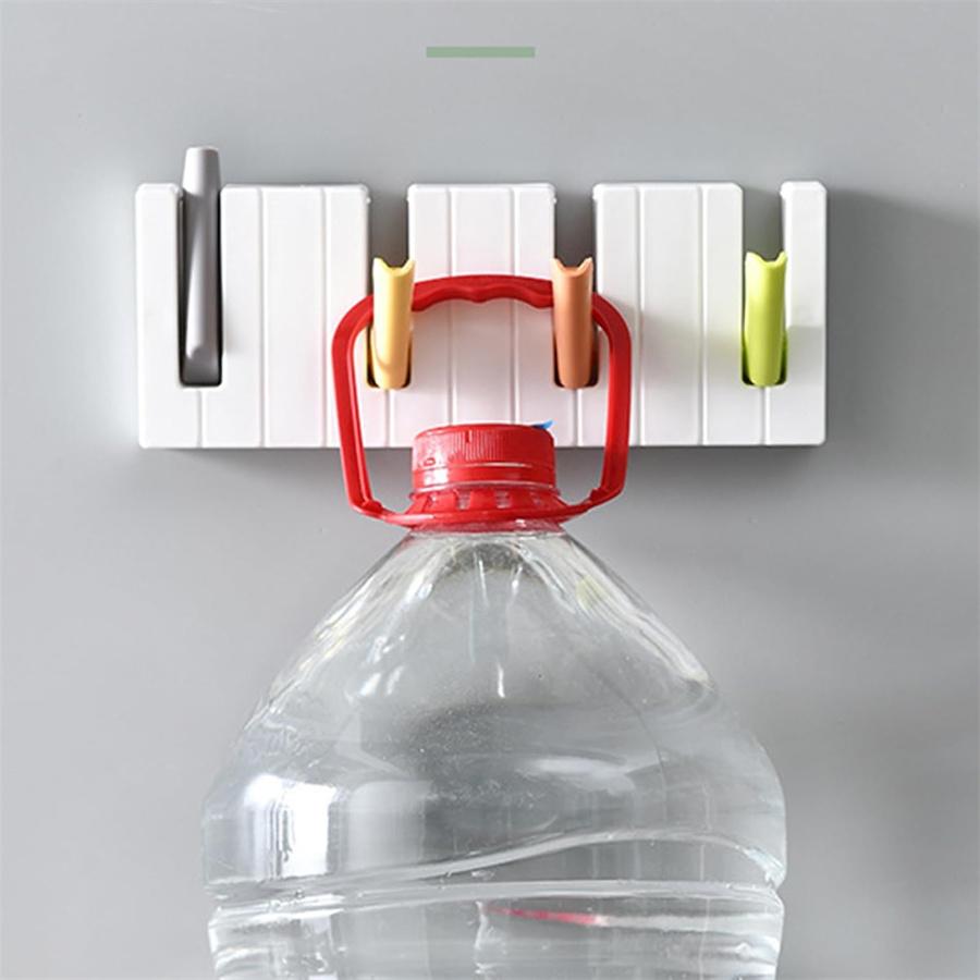 Coat Rack Wall Mount - Modern, Plastic Piano  Wall Coat Rack Sturdy Wall Hook Rack Rail for Hanging Coat, Jacket, Clothes, Hat
