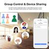 WiFi Smart Bulb RGB+W+C LED Kerzenbirne 5W E14 Dimmbares Licht Telefon APP SmartLife/Tuya Remote