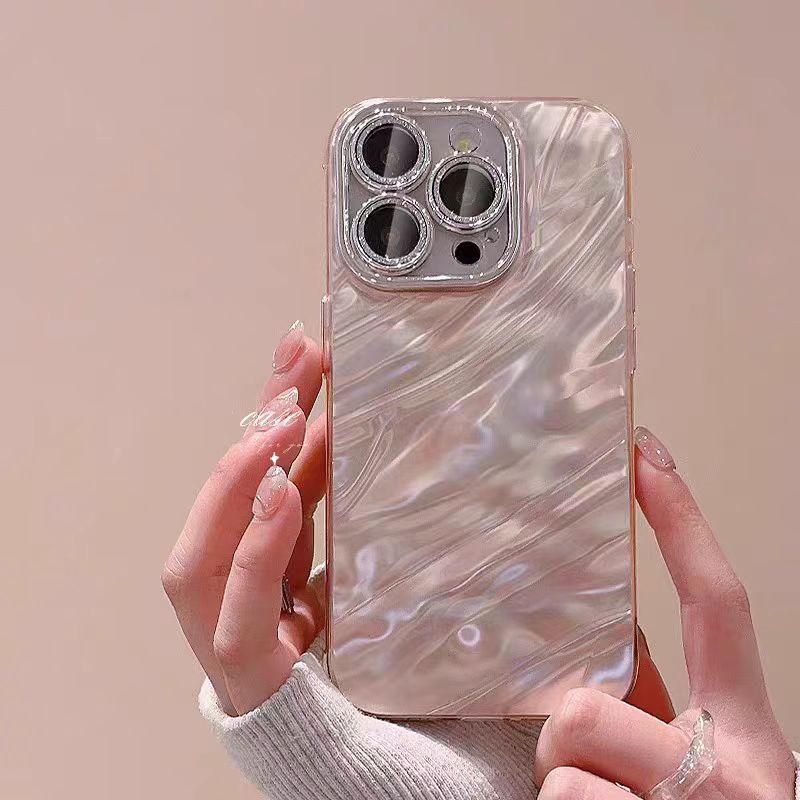 Anwendbar auf Apple 16 Handyhülle Magnetischer Spiegel Strass 13/14 Vollständig umschließend IPhone 15 Promax High-End-Feeling