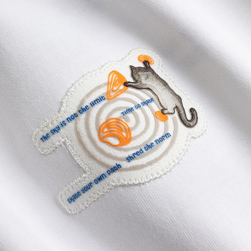Anta Skate White Simple Round Neck Comfortable Short Sleeve Men Tops 152628120-3