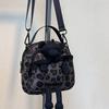 Fashion Small Bag Women's Messenger Bag New Canvas Bag Cute Bear Hand Bag Versatile Shoulder Satchel Trend