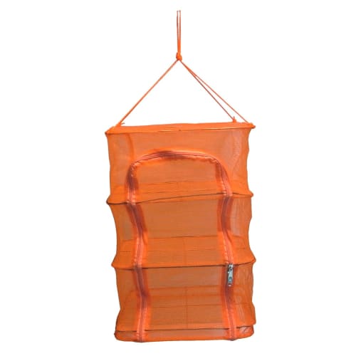 Alfor International Benlina 3-Tier Drying Basket, 30 x 25 x 40 cm, Sun Net, for Balconies and Other Use, Orange, B-951