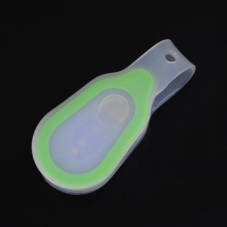 Silicone Multi-Functional Clip Light for Outdoor Sports and Night Running