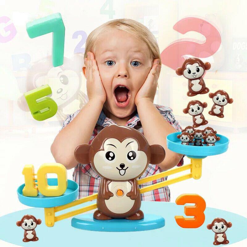 Math Educational Counting Balance Toy For Kids Toddler Preschool Game Number