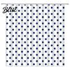 Standard Size Shower Fabric Bathroom Dot with Curtain Curtains Polka Hooks Waterproof Curtain Retro Bath Modern Decoration Accessories for