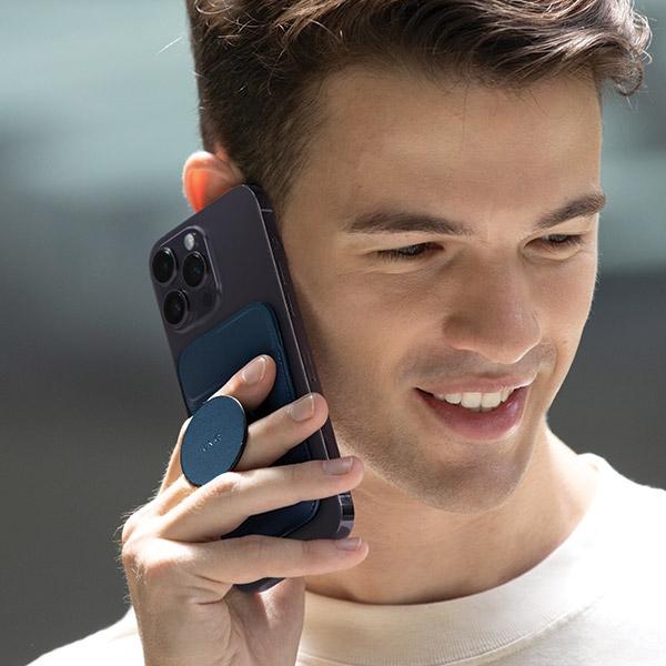 Uniq Flixa Magnetyczny Portfel Na Kartyz Podpórką Zielony/Lichen Green Magsafe