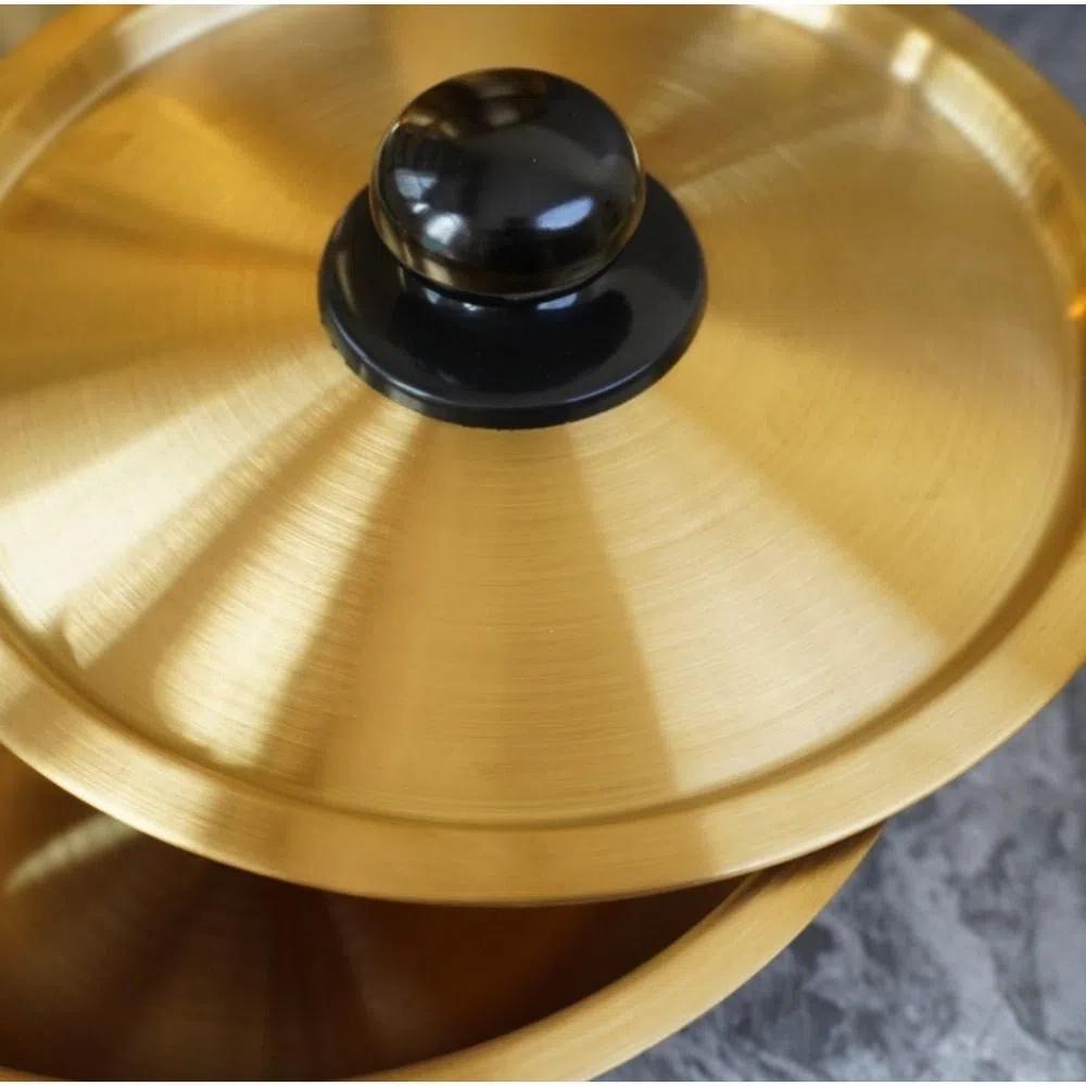 Stainless Steel Soup Pot with Lid Hot Pot New Ramen Pot Camping Cookware