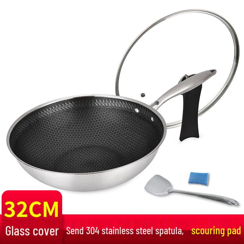 Lilang 304 Stainless Steel Non-stick Wok