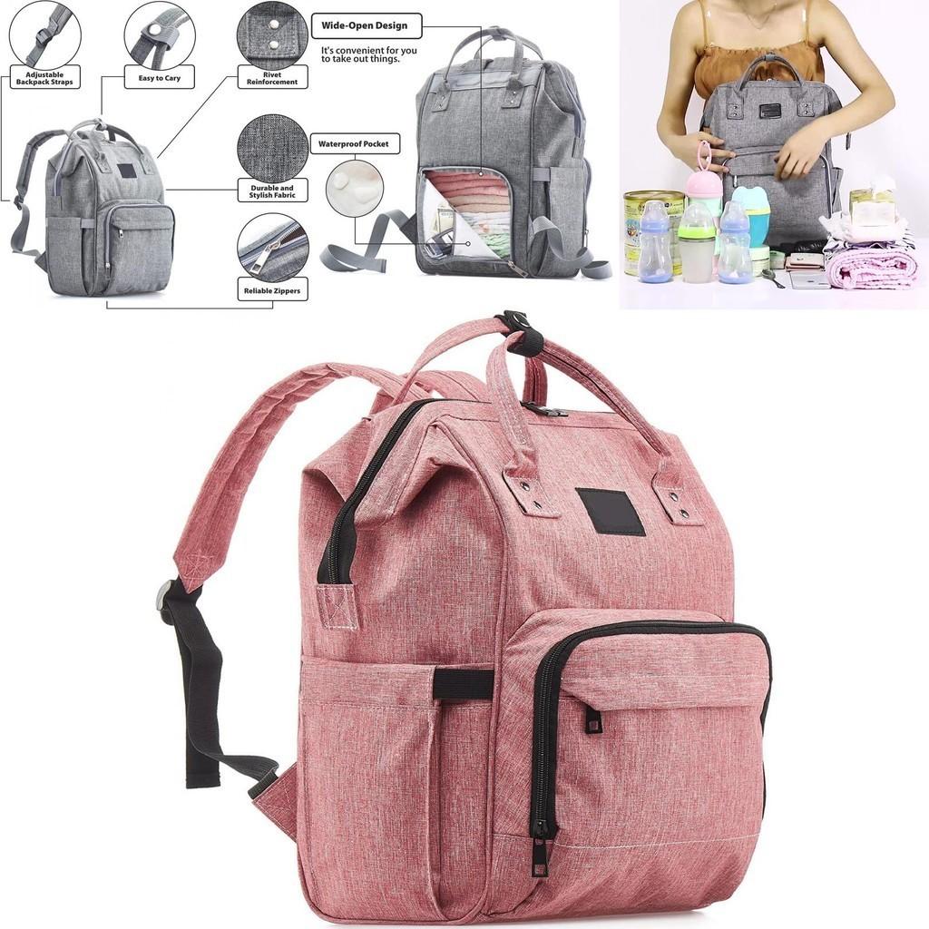 Multi-functional Diaper Bag Backpack For Baby Maternity Nappy With Large Capacity Waterproof