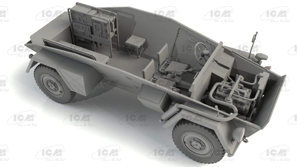 ICM German Army Plastic Model 35110 1/35 Sd.Kfz.247 Ausf.B