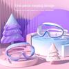Kids Swim Goggles Big Glass Len for Child Boy Girl Big Goggle Berenang Budak Kanta Mata Besar Kanak Swim Glass