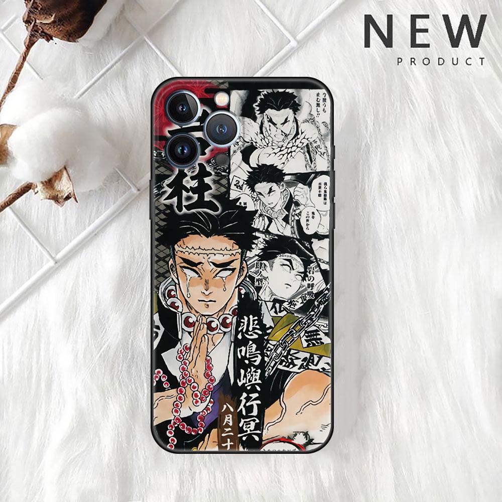 Anime Demon Slayer Kimetsu Pouzdro Pro Apple iPhone 14 Pro Max 13 11 12 Mini SE 7 8 Plus X XS 6 6S Silikonový Kryt na Telefon Měkká Funda