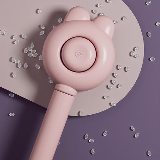 Cat Hair Brush Self Cleaning Dog Slicker Brush for Grooming And Shedding Cute Pet Hair Remover Tool with Release Button for Cats Dogs Rabbits