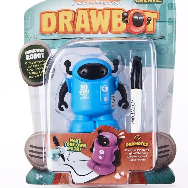 Baby Cute Desktop Intelligent Line Patrol Robot Automatic Drawing Early Childhood Education Toy Children