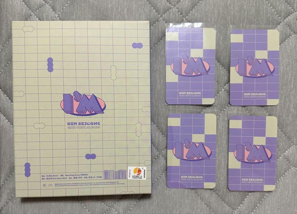 [USED] Anonymous delivery Kim Sejeong I'M Sejeong Album