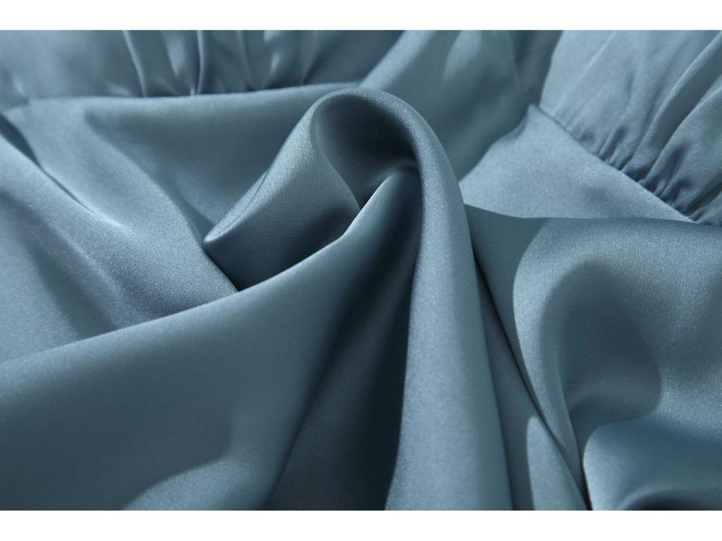 Women's Ice Silk Solid Color Two-Piece Lounge Set with Chest Pad