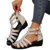 Sommer Mode Neue Große Größen Sandalen Damen Keilabsatz Lässig Tägliche Schuhe