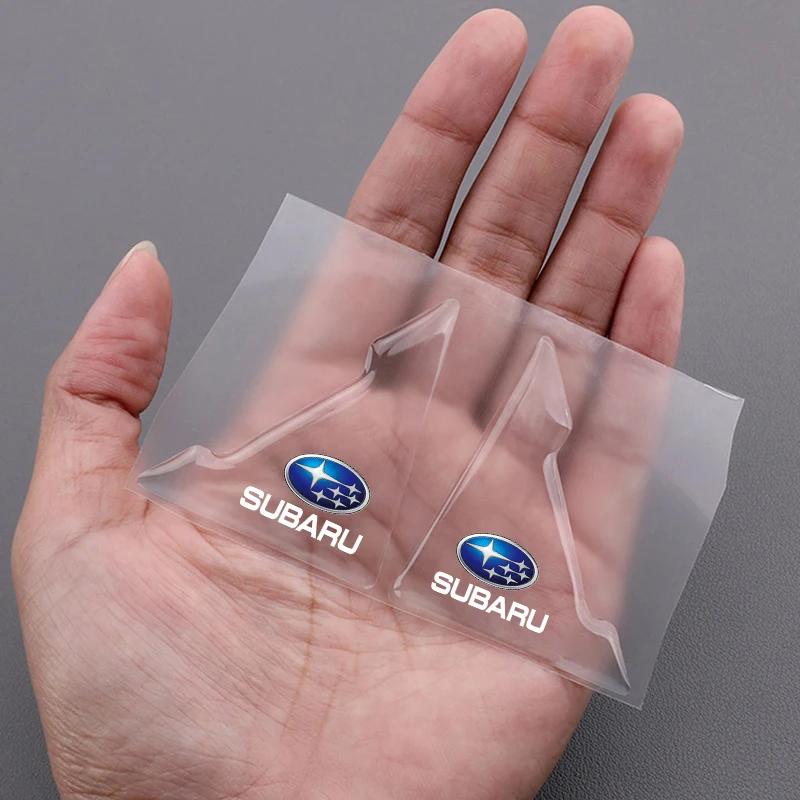 For Subaru STI Impreza Outback Legacy Forester WRX BRZ XV  4Pcs Car Door Corner Covers Anti Scratch Protection Stickers X6