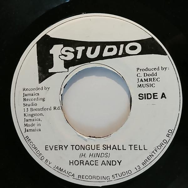 7inch Record HORACE ANDY - Every Tongue Shall Tell NONE Studio One Jamaica Reggae, Ska & Dub Used