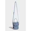 Niche Design Denim Splicing Foreign Gas Bucket Bag 2 Versatile Portable Messenger Small Bag