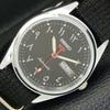 REFURBISHED SEIKO 5 AUTOMATIC 6309A JAPAN MENS ARABIC BLACK DIAL WATCH A427341-2 QRL-a427341