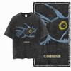 G22 Exclusive Retro Street Cotton Men's COOLMIND Pattern T-Shirt, Washed Cool Round Neck Men's T-Shirt