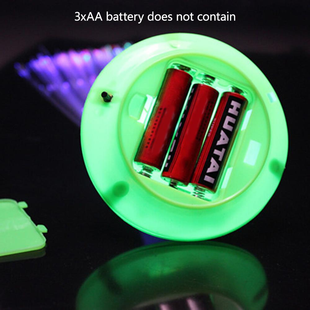 Colored LED Fiber Optic Light Night Lamp Holiday Christmas Wedding Decoration Stars Shine In The Dark Kids Toys Nighting Lamps