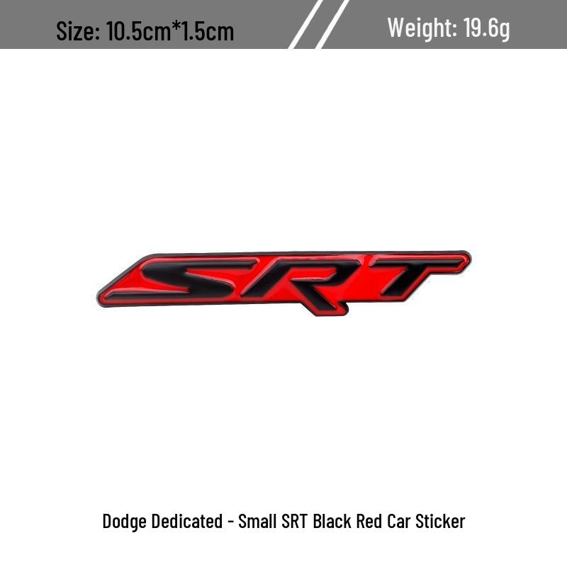 Dodge CHALLENGER Journey SRT Grille and Rear Emblem Metal Decorative Sticker