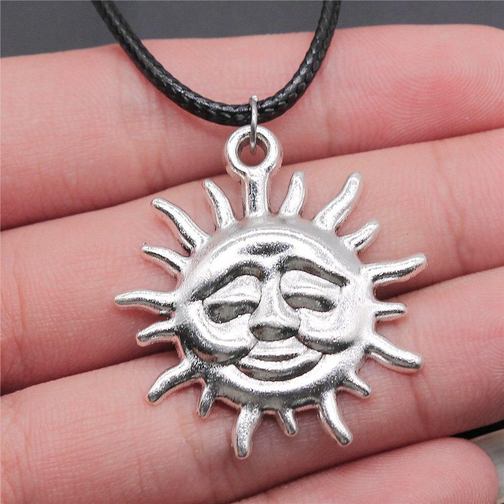 Sun Stars Moon halskjede smykker å lage forsyninger Vintage mote smykker på halsen