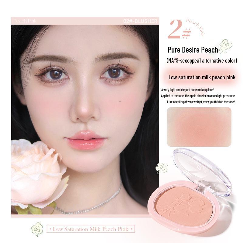 NOVO Matte Natural Nude Blush Palette - Tender Girl's Favorite for Contouring Without Fallout