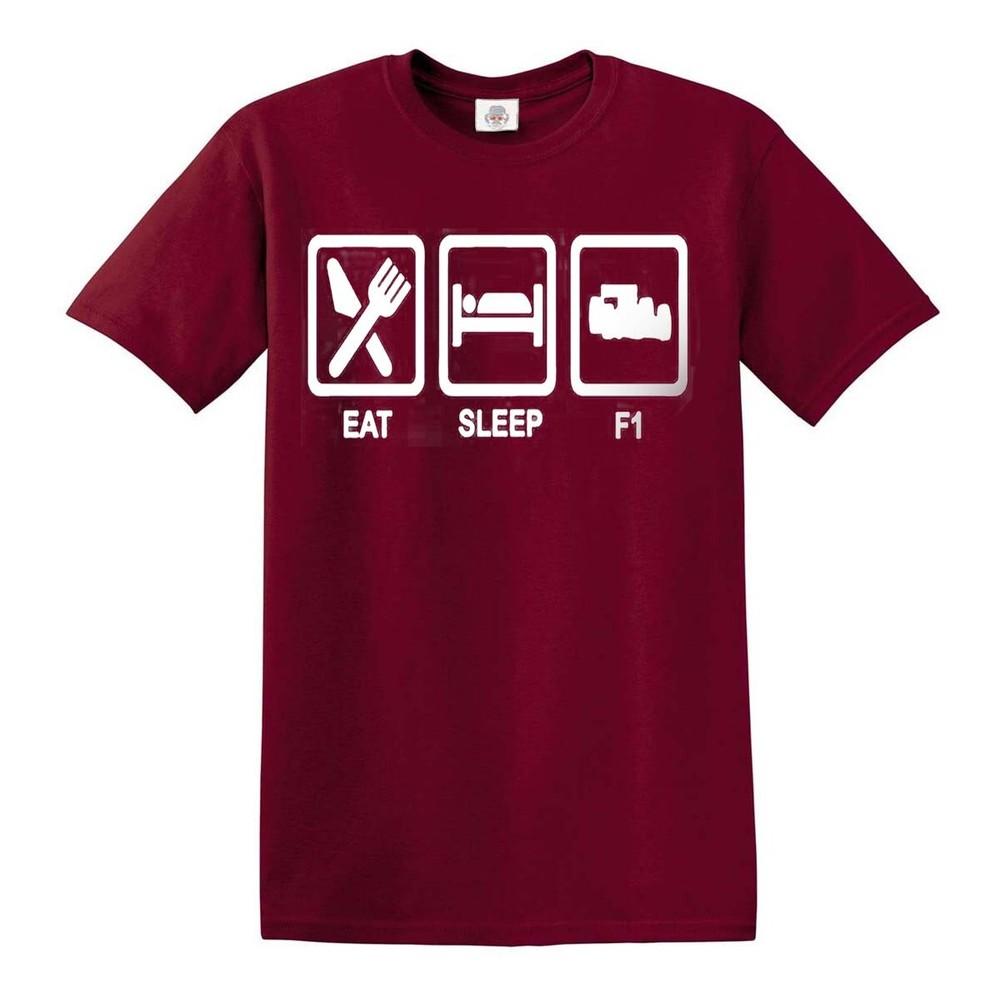 Eat sleep  formula one tshirt game mens ladies top tee