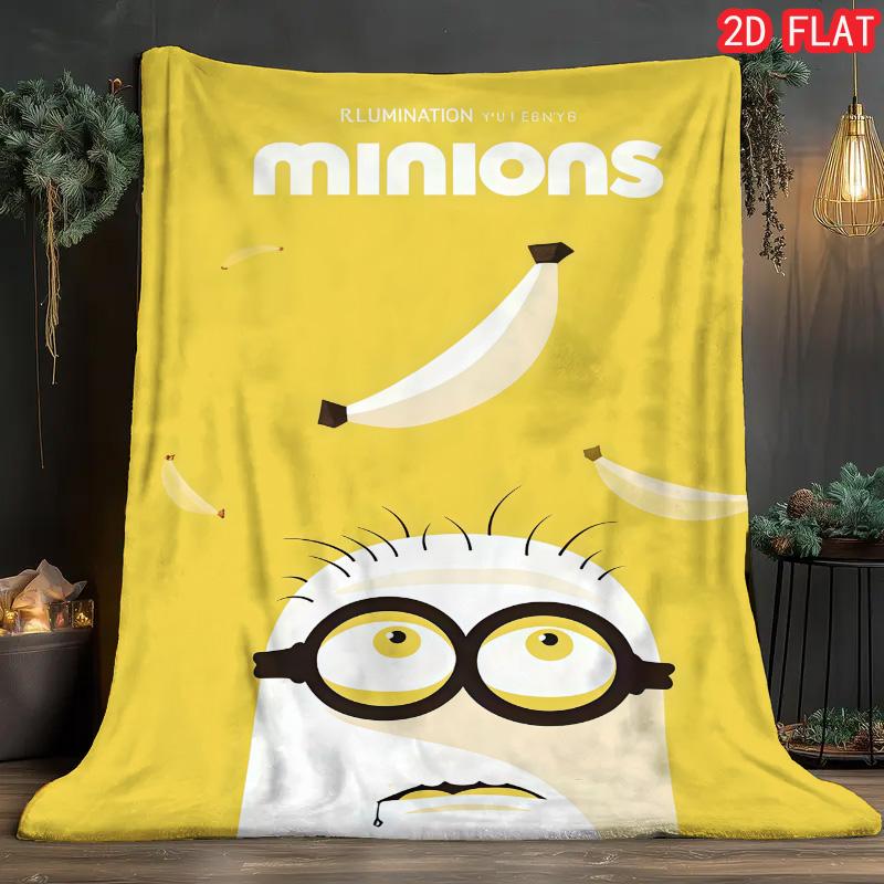 

Cartoon Flannel Blanket Soft Warm Lightweight Throw Blanket for Kids Room Bedroom Sofa Couch Cute Home Decor Gift for Children 75x90cm