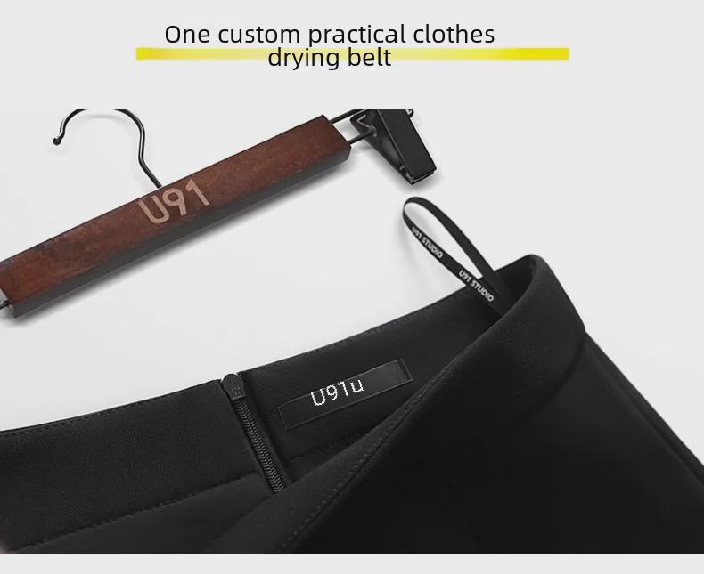 Women's High-Waist Black A-Line Skirt with Hip-Covering Design for Spring and Autumn 2023