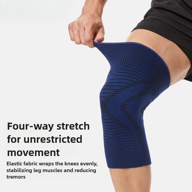 Women's Professional Sports Knee Pads New Upgraded Thin Silicone Non-slip Four-way Stretch All-season Style for Active Wear