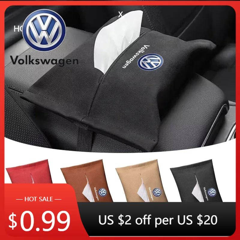 PET1 For VOLKSWAGEN VW New Jetta VW For Volkswagen Car Accessories Tissue Bag Organizer Auto Tissue Boxes For Volkswagen VW GTI Golf