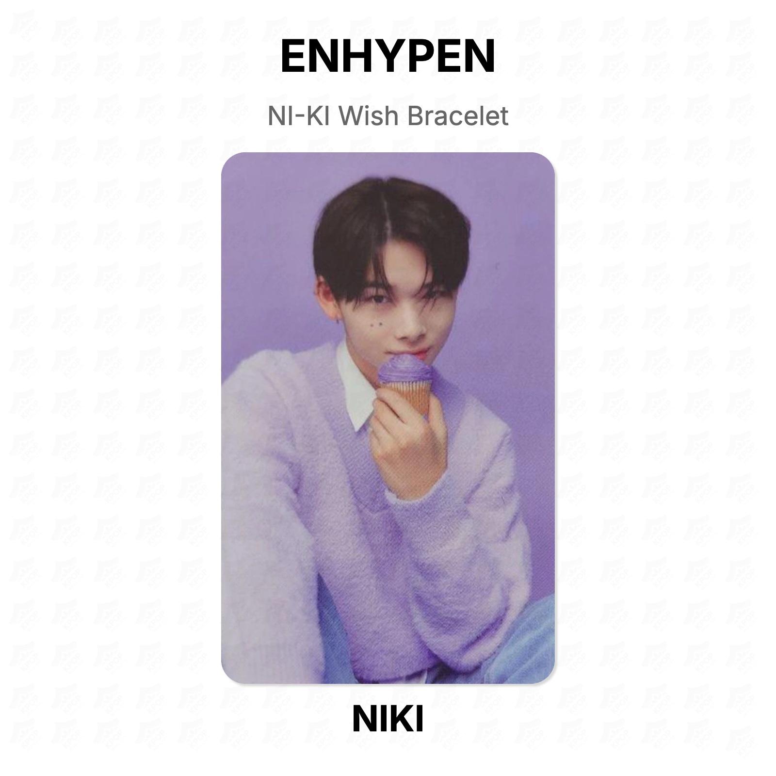 ENHYPEN NI-KI NI-KI Wish Bracelet Official Photocard NI-KI