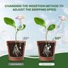 2pcs Plant Watering Globes Self Watering Planter Insert Plant Watering Devices Glass Watering Bulbs for Mushroom Watering Globes Top-Fill Watering