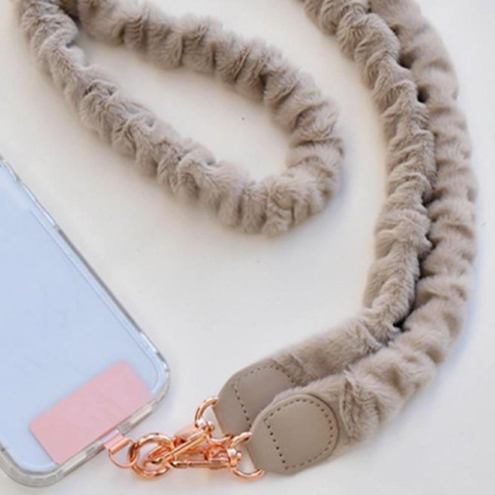 Plush Rope Crossbody Phone Strap Neck Hanging Mobile Phone Chain Mobile Phone Lanyard Cell Phone