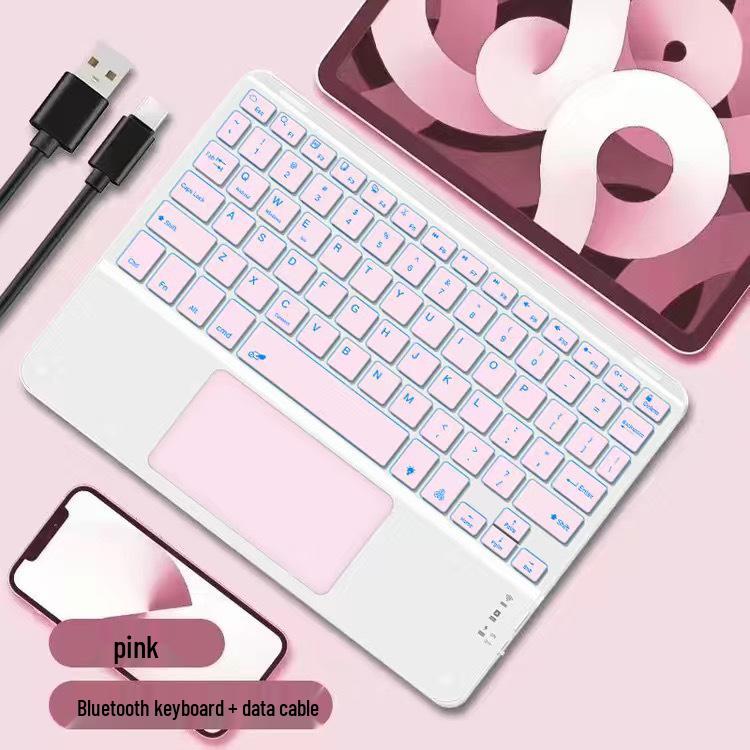 Universal Wireless Bluetooth Touch Keyboard for iPads, Tablets, and Phones