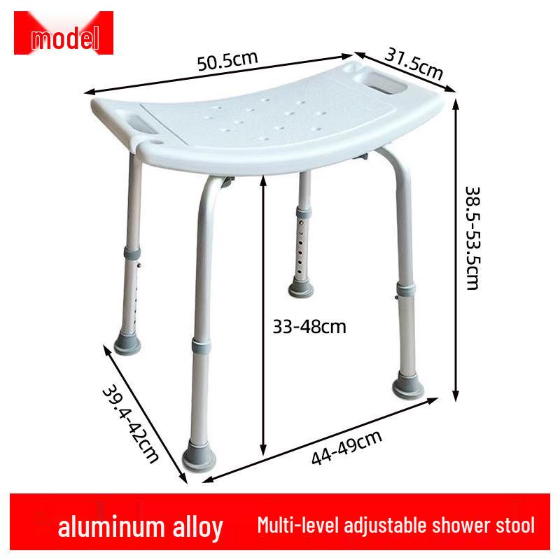 Elderly Non-Slip Bath Chair for Home: Safe and Comfortable Seat for Seniors, Disabled, and Pregnant Women