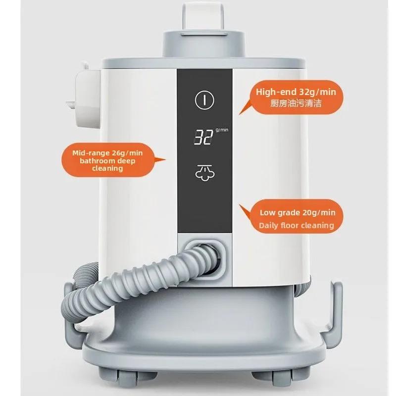 1550W Steam Cleaner High Temp 99.9% Germ Removal Oil Grease Dissolver for Kitchen Toilet Range Hood Tiles Grout Cleaning Mop