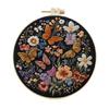 Easy Embroidery Set Butterfly Craft All Materials High Quality Cotton Fabric For Relaxing Activity