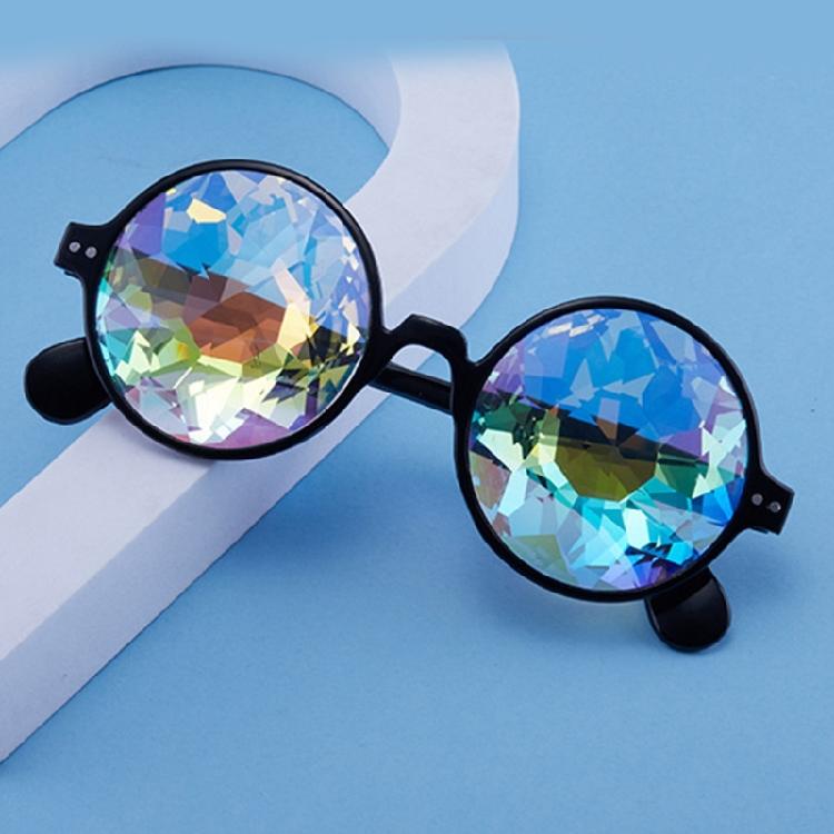 Kaleidoscope Glasses Rave Steampunk Goggles Kaleidoscope Sunglasses Unisex