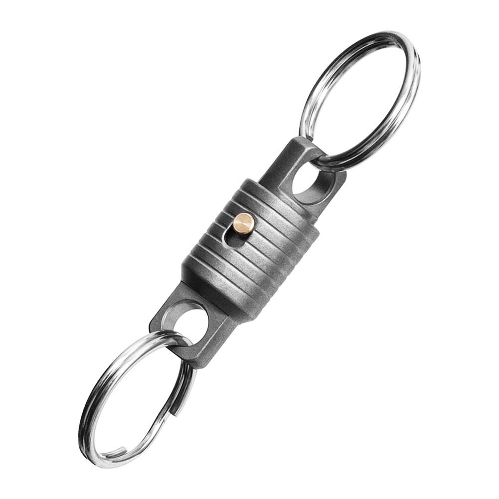 Strong Titanium Carabiner Keychain Portable For Hiking Camping For Keys