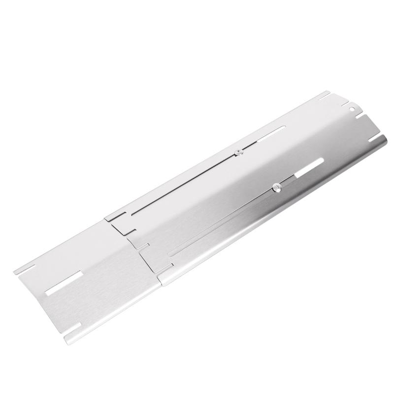 1Pairs Bbq Grill Heat Plate Adjustable Flame Tamer Burner Cover Outdoor Bbq Grill Steel Heat Plate For Hiking Backyard серебряный