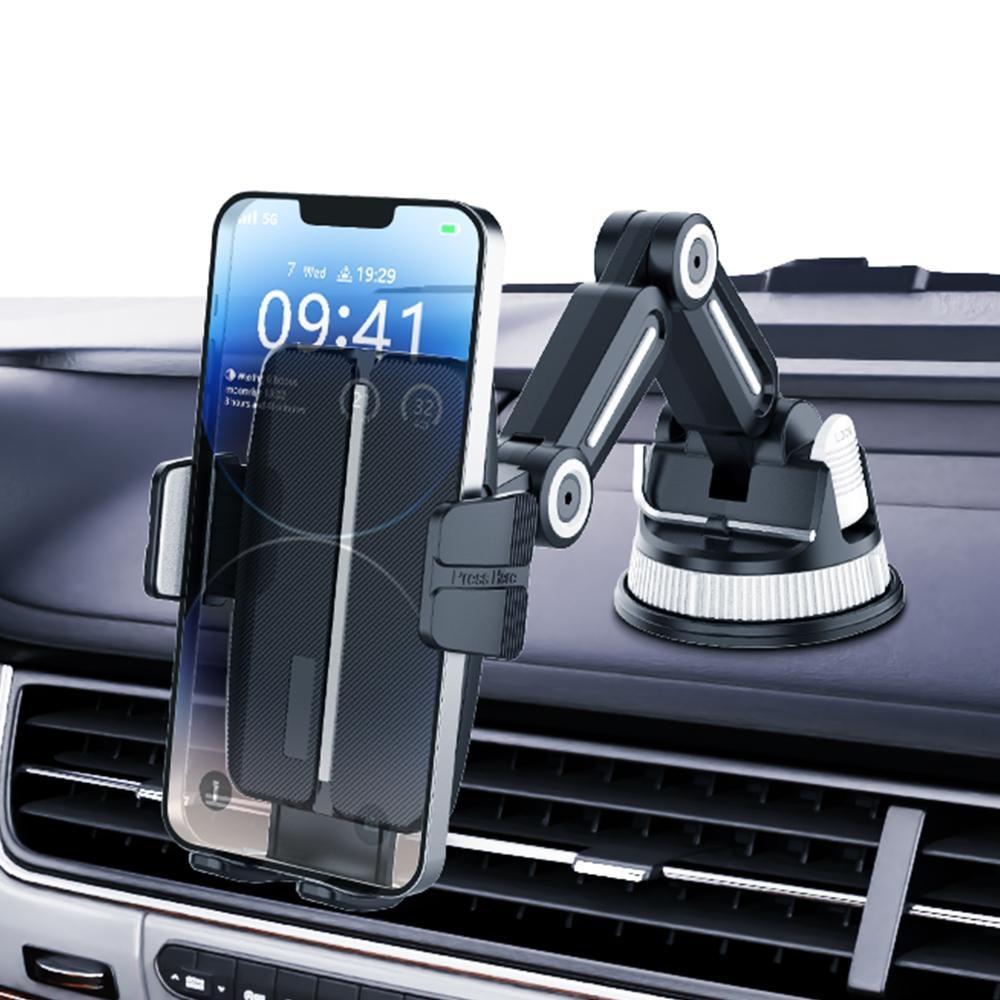 X251 Car Suction Cup Mount Phone Holder Adjustable Cellphone Bracket for Dashboard/Windshield
