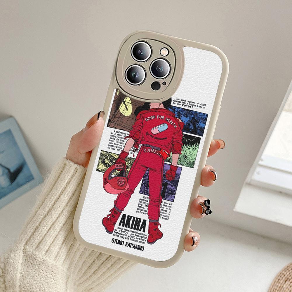 Akira 1988 Film Phone Case for Iphone 14 13 11 12 Pro MAX 13 12 MiNi 7 8plus 14 13 PRO X XS 12 11 XR Lambskin Protective Covers