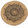 Jute Placemat - Mandala Print 30cm