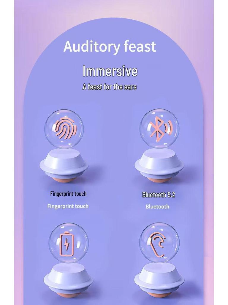 M13 Wireless Bluetooth Earphones: Mini TWS In-Ear, Smart Display, Long Battery Life (Bluetooth 5.2)