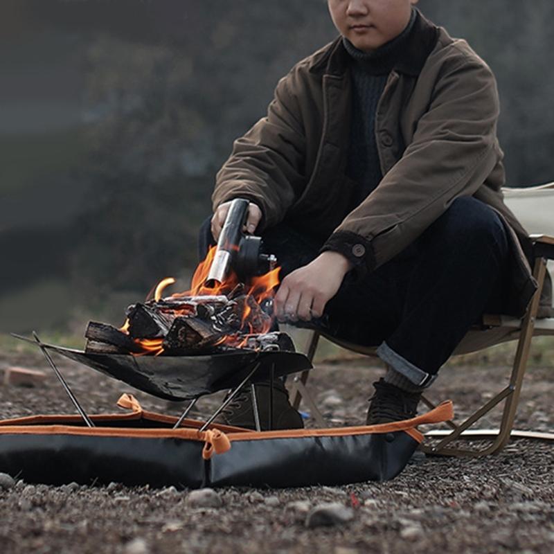 Feuermatte Feuerfeste Untergrillmatte für Outdoor-Grillmatte Feuermatte BBQ-Matte Deckschützer Faltbar Praktisch